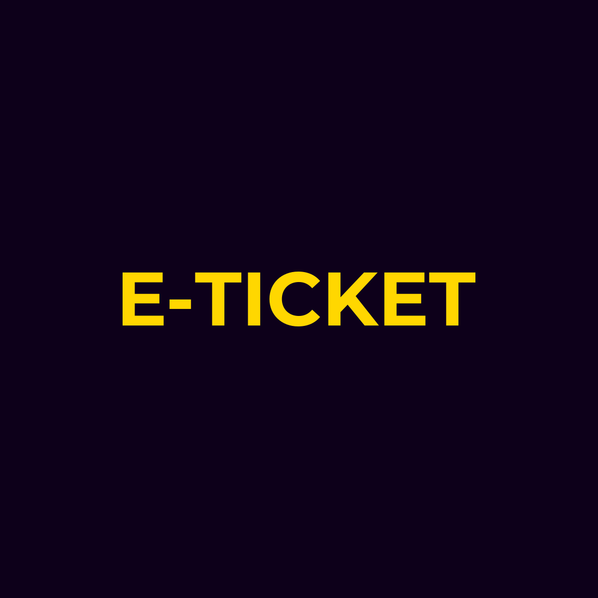 E-Ticket